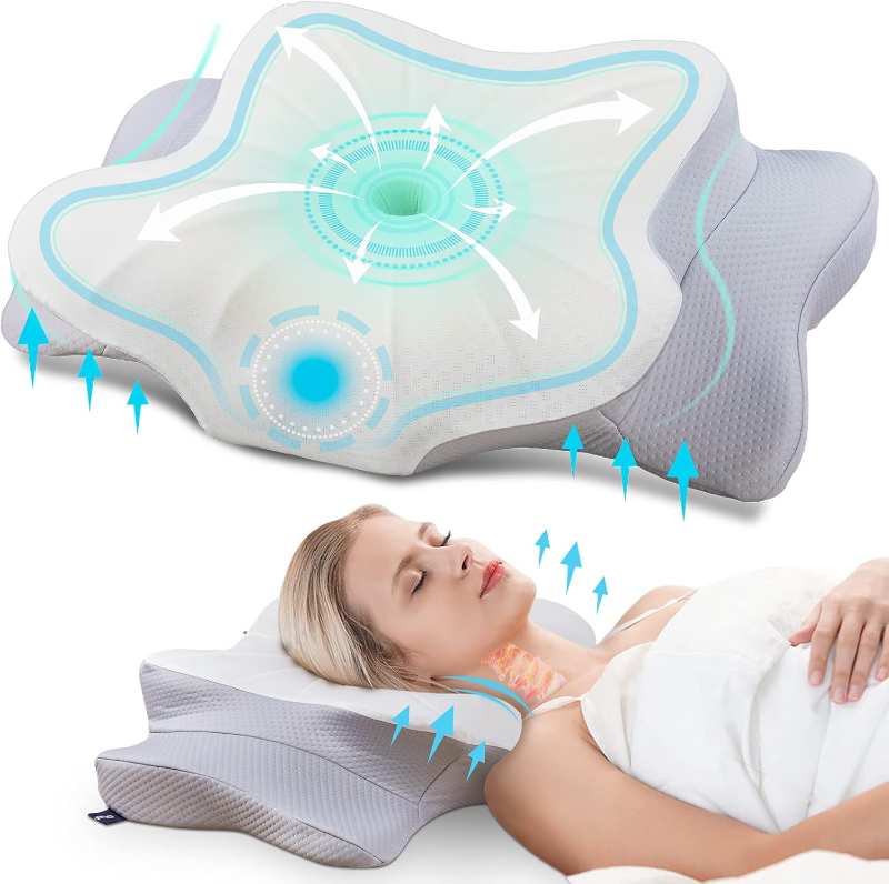 Cervical traction pillow